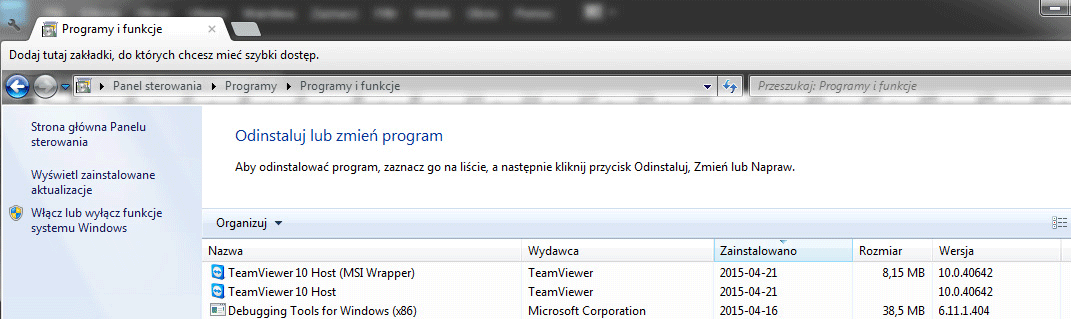 Czy inżynierowie IT z firmy [ciach] przeczytali manual Team Viewera? ;P