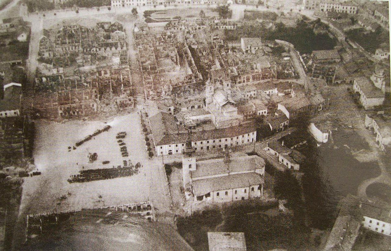 Wieluń po bombardowaniach 1 września
