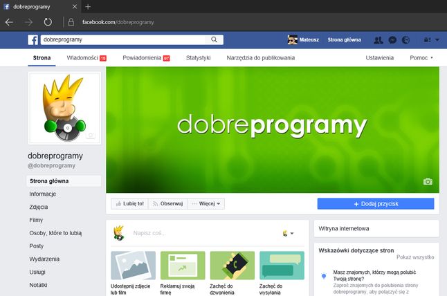 Może by tak Facebook całkowicie uwolnić od reklam? ;)