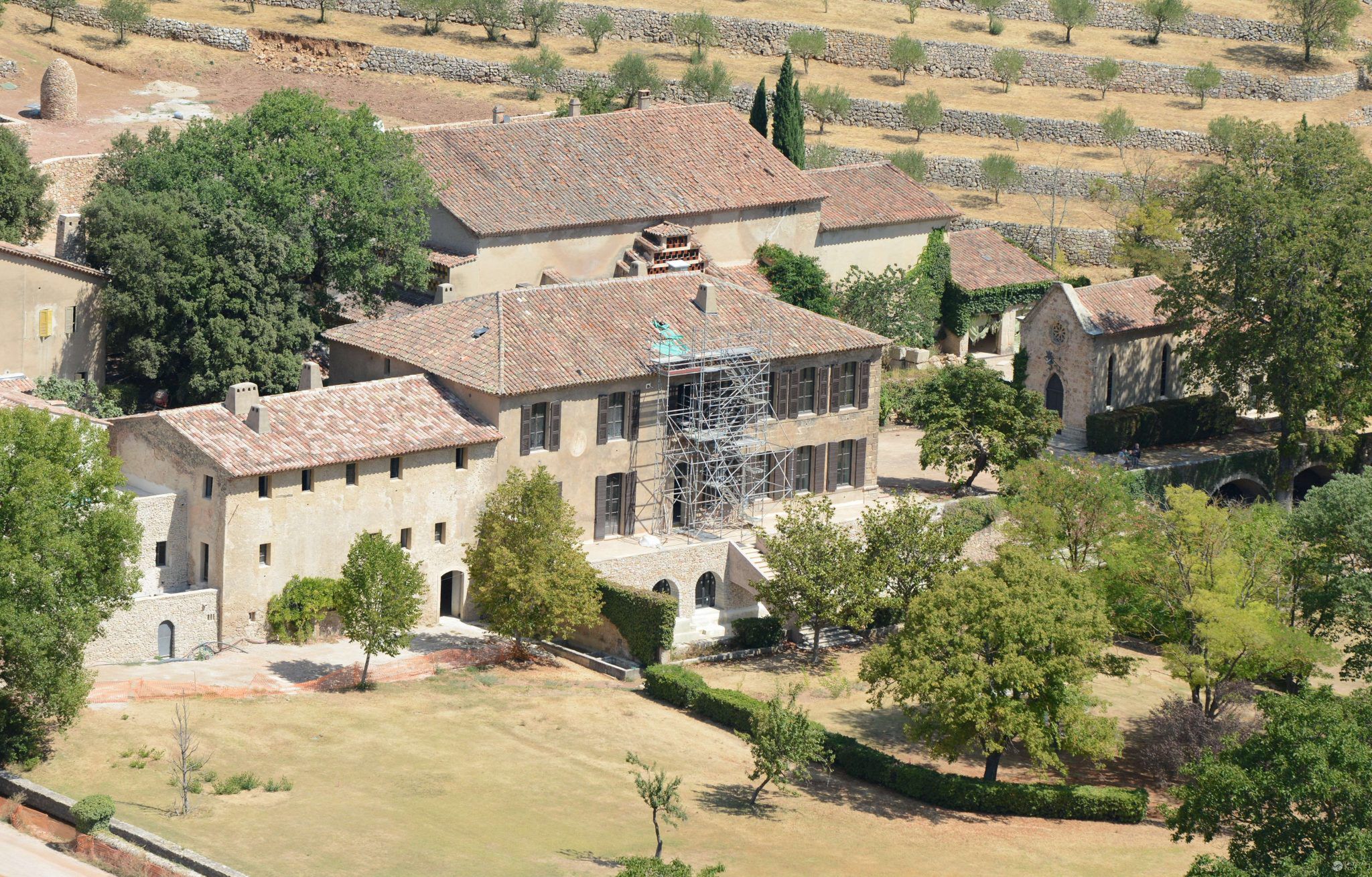 Dom Angeliny Jolie i Brada Pitta Chateau Miraval we Francji
