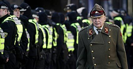 Marsz weteranów SS na Łotwie