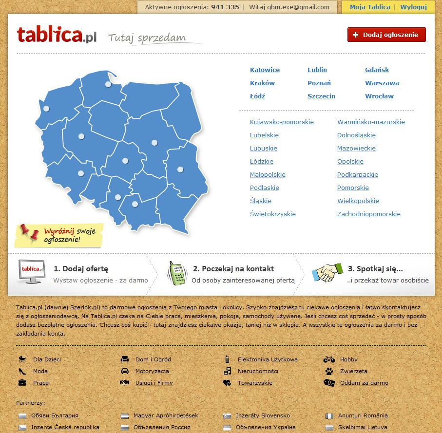 To polecam: Tablica.pl - czyli lokalne allegro.