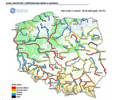 Zła sytuacja na południu Polski - ogłoszono stany alarmowe