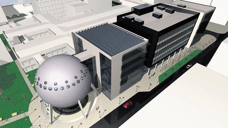 Nowoczesny budynek Centrum będzie z pewnością wizytówką Łodzi akademickiej