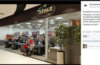 Alma działa dalej. Tyle, że jako delikatesy... niskich cen