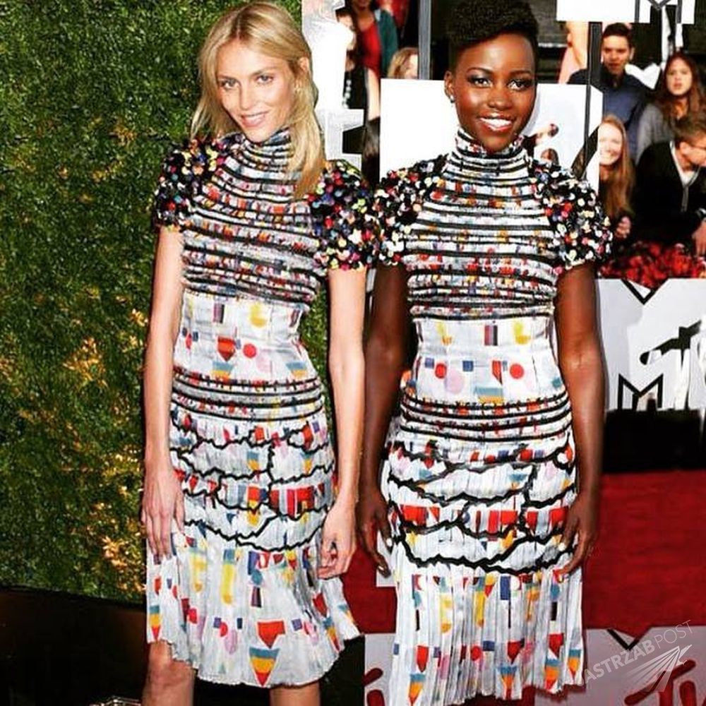 Anja Rubik, Lupita Nyong'o
Fotografia: screen z Facebook.com