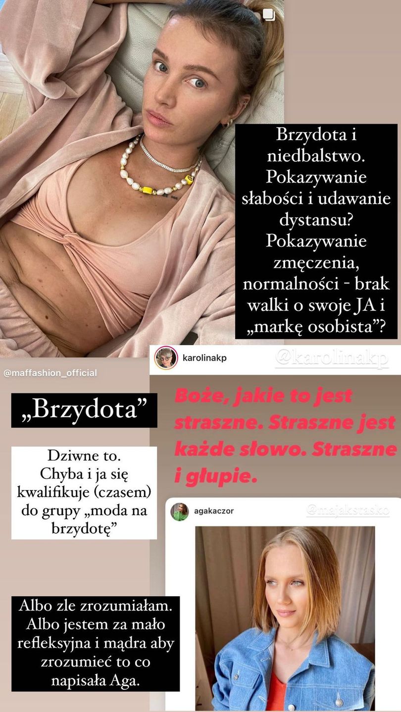 Maffashion skomentowała słowa Agnieszki Kaczorowskiej