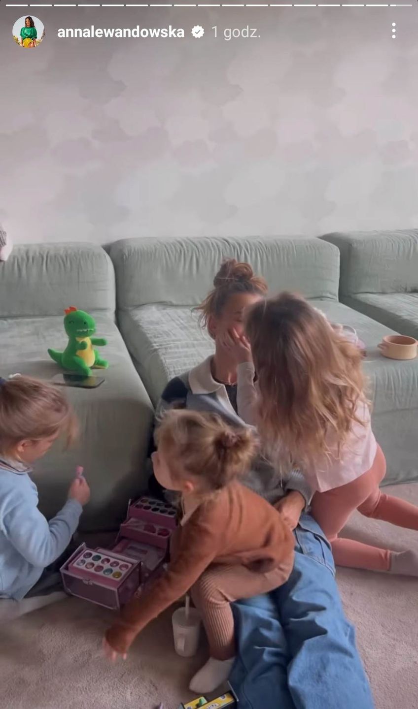 Ania Lewandowska w makijażu wykonanym przez Klarę i Laurę