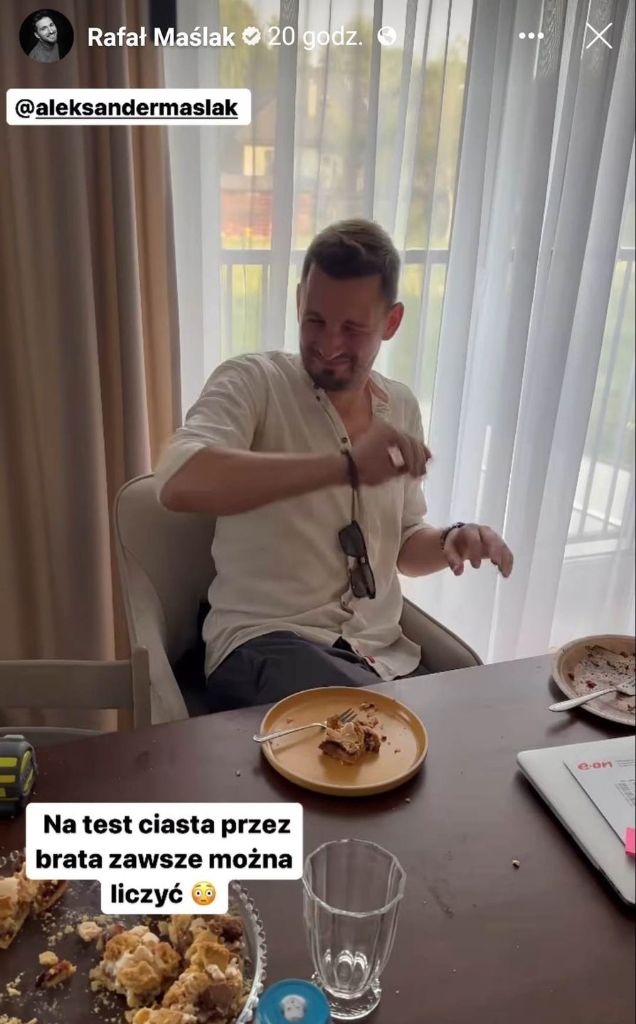 Rafał Maślak pokazał brata