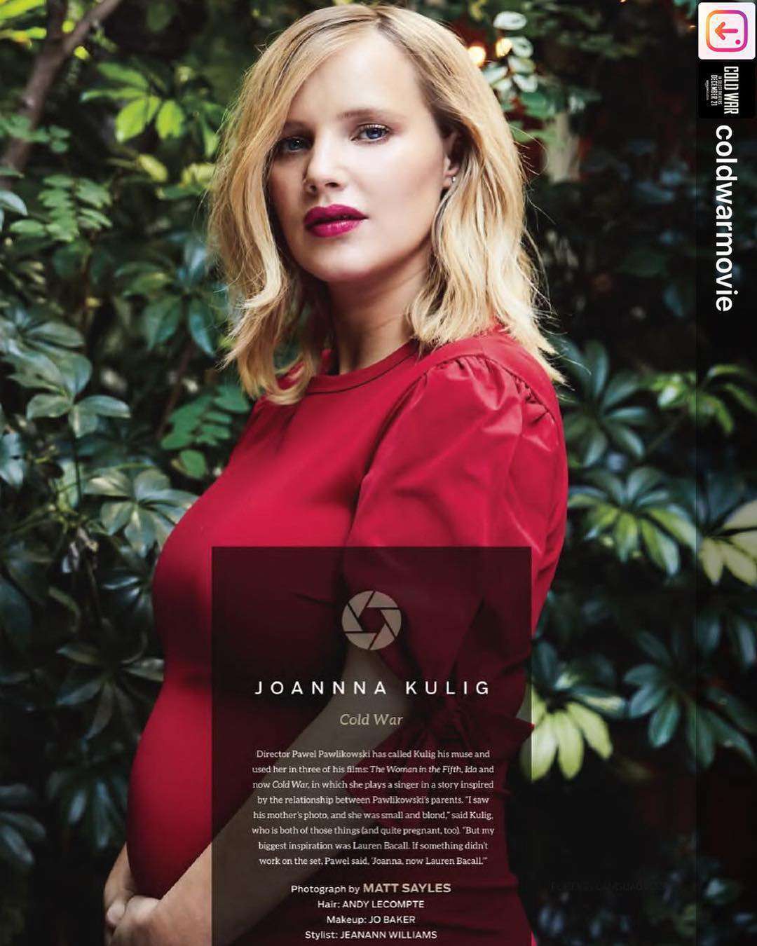 Ciężarna Joanna Kulig w nowej amerykańskiej sesji