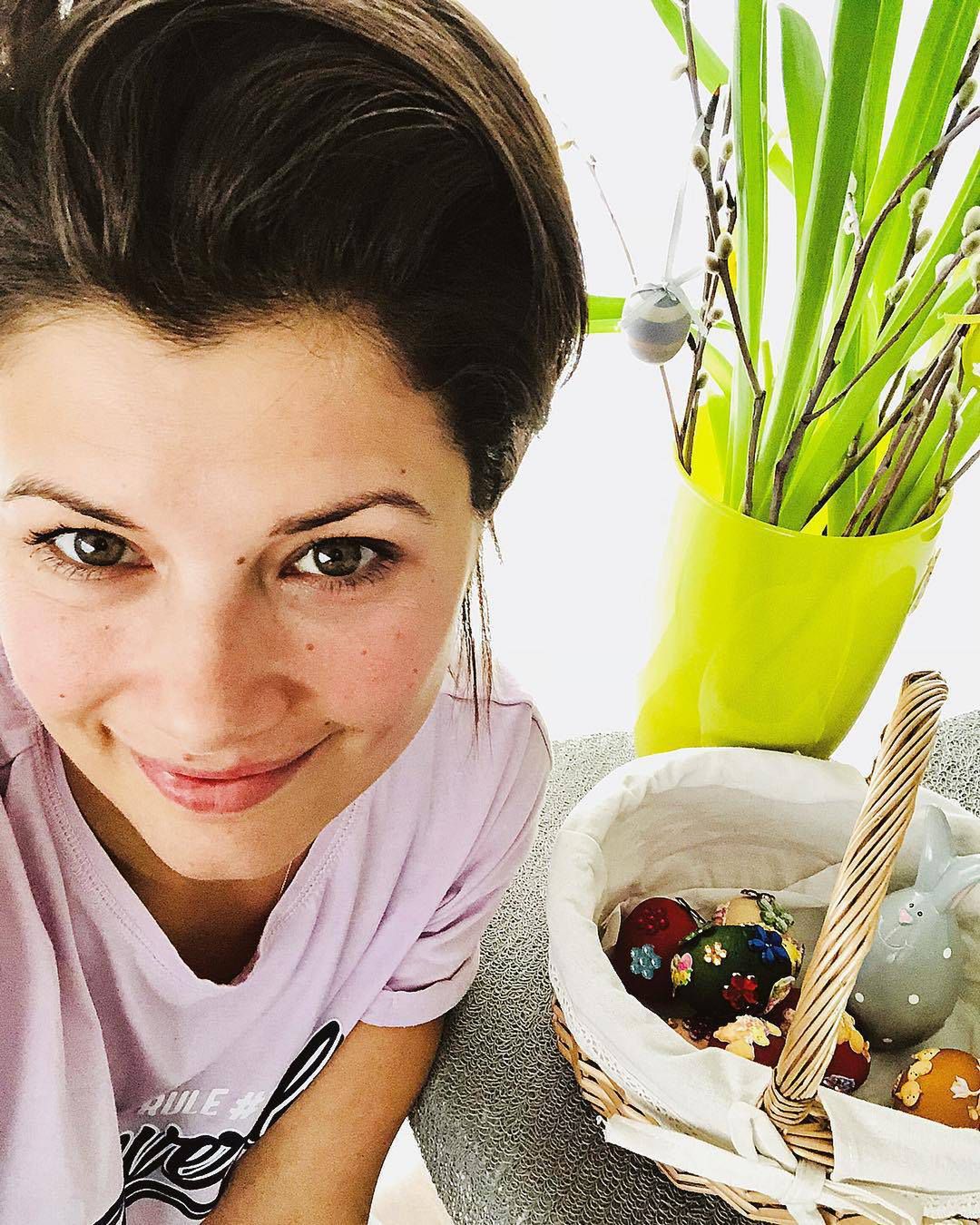 Agnieszka Sienkiewicz pochwaliła się koszyczkiem wielkanocnym