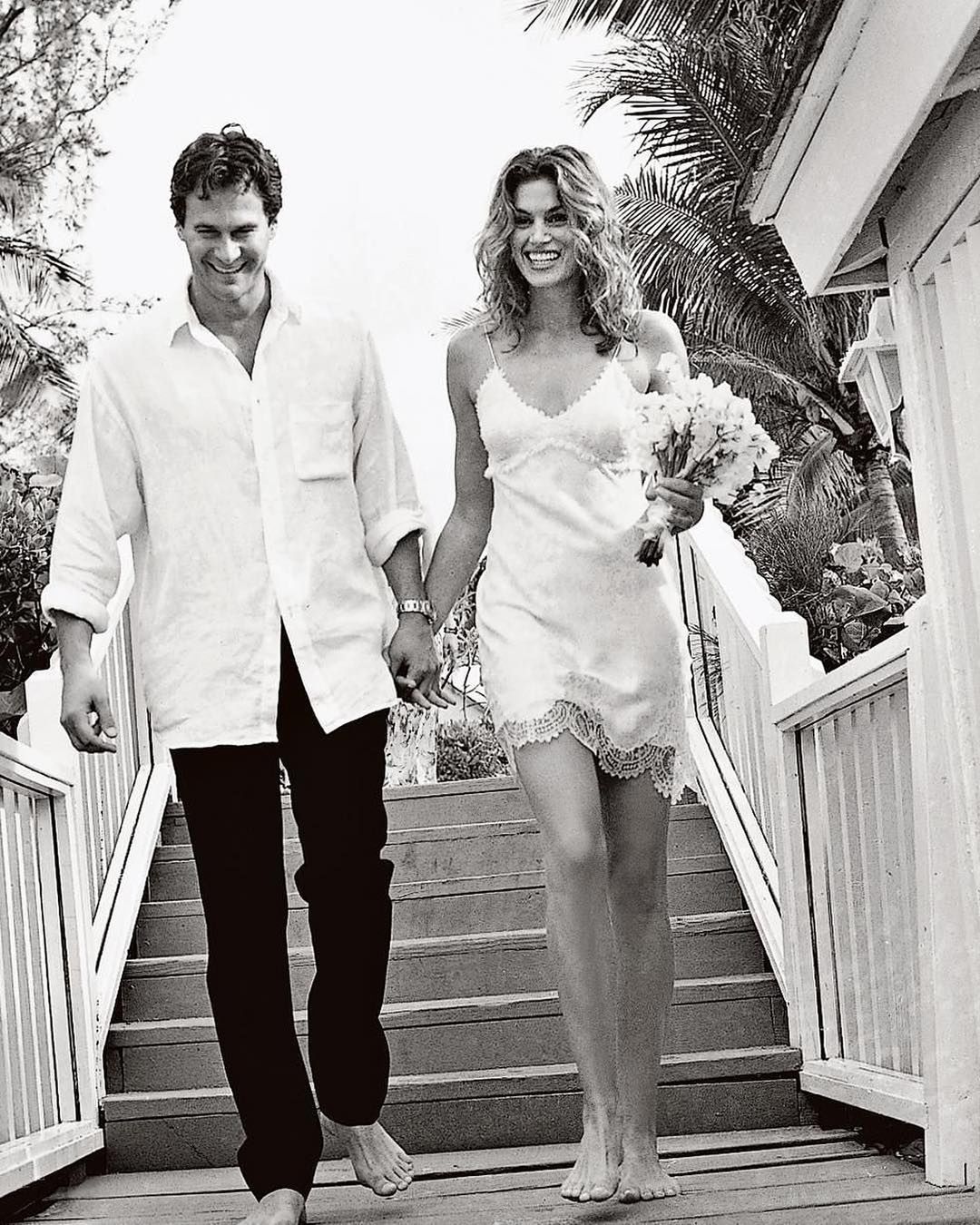 Cindy Crawford z mężem