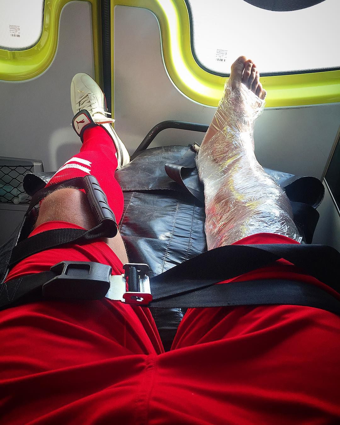 Radosław Majdan pokazał swoje zdjęcie po wypadku