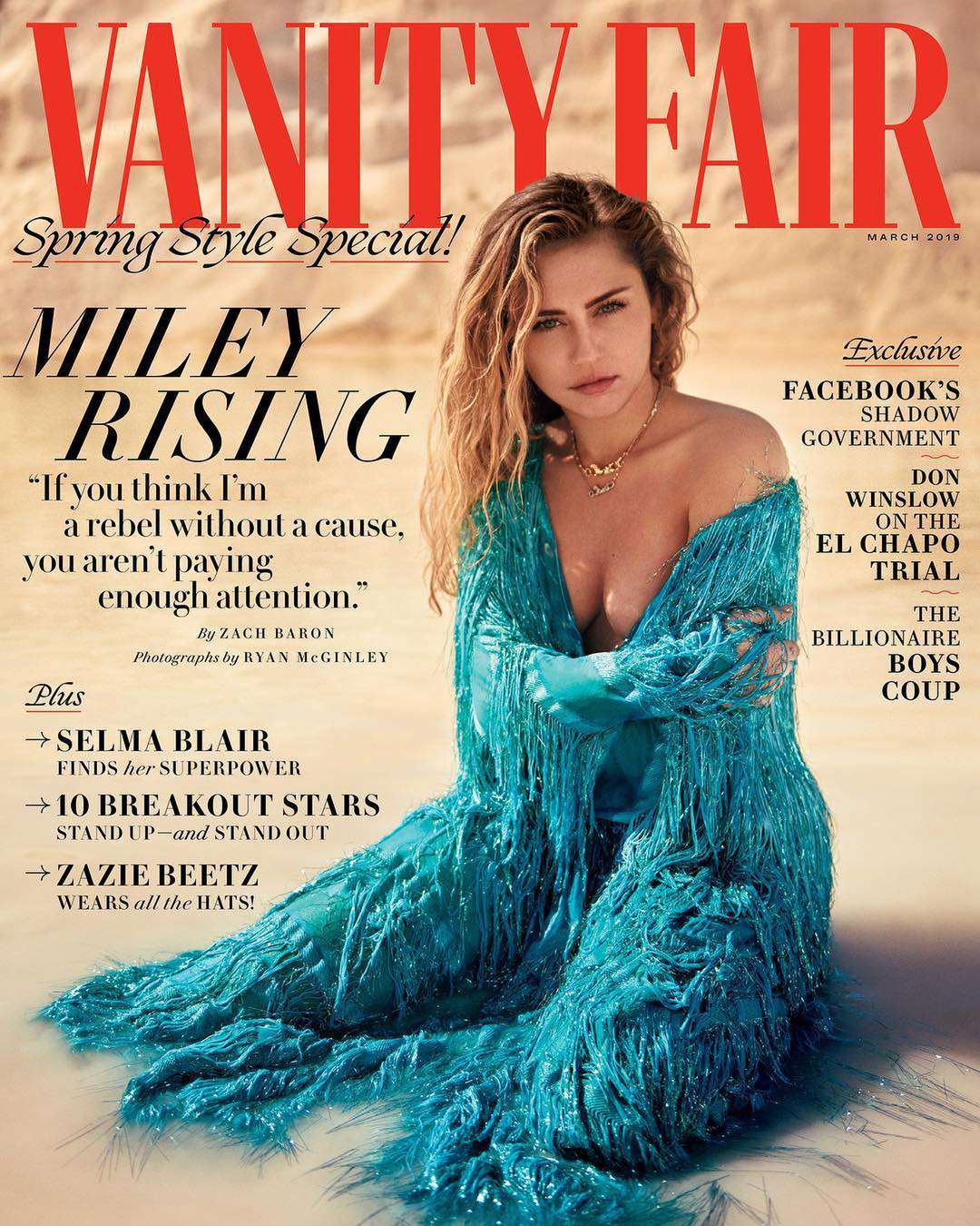 Miley Cyrus w Vanity Fair