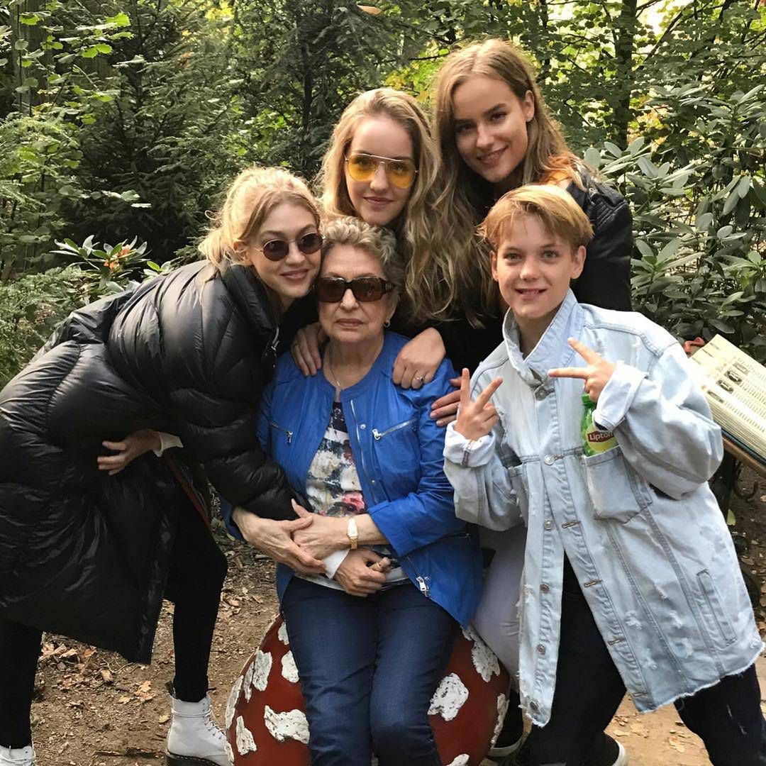 Gigi Hadid z rodziną w Holandii