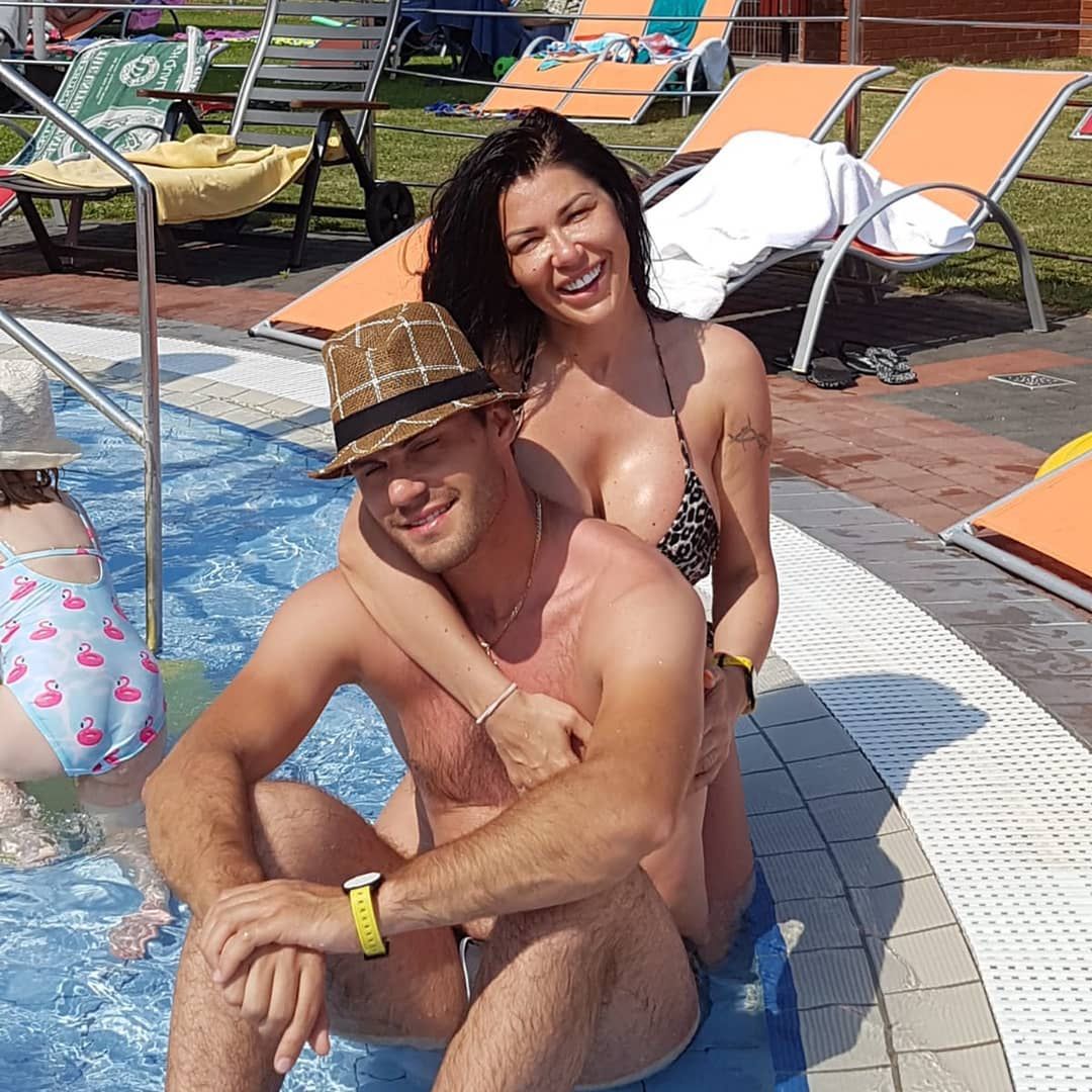 Iwona Węgrowska z partnerem na wakacjach w Grecji
