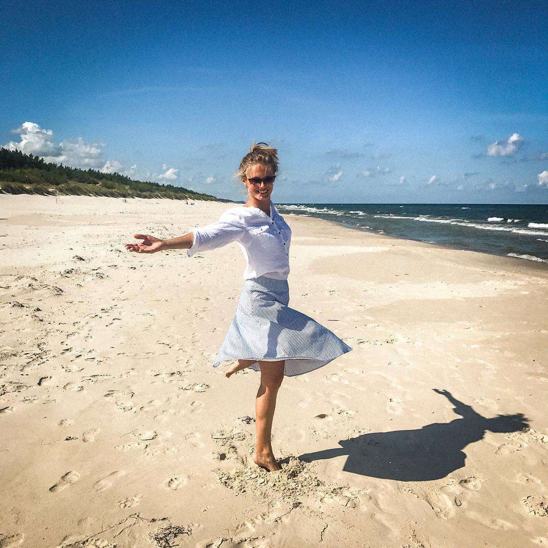 Julia Pietrucha chwali się ciałem na plaży