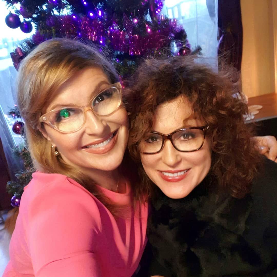 Katarzyna Skrzynecka z rodziną - święta 2019