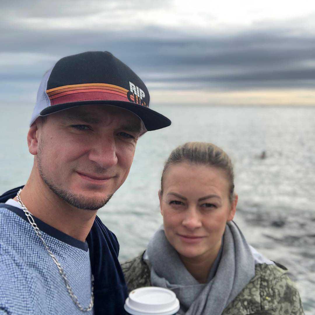 Bartek Boruc z żoną Instagram