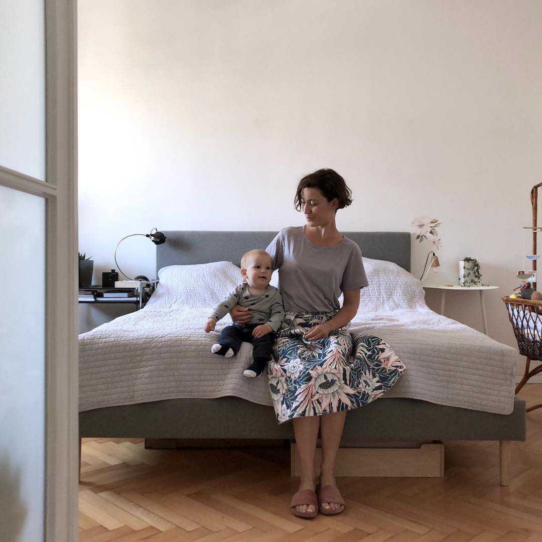 Justyna Kozłowska z synem Romkiem Instagram