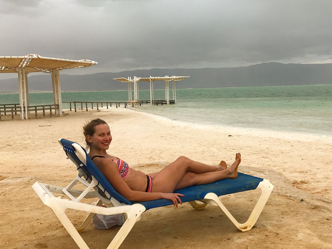Joanna Moro w bikini w Izraelu