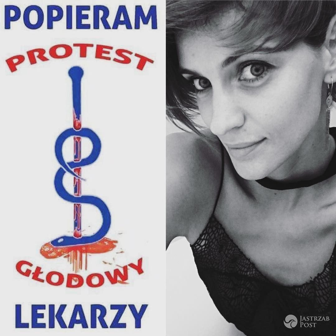 Renata Kaczoruk popiera strajk głodowy lekarzy