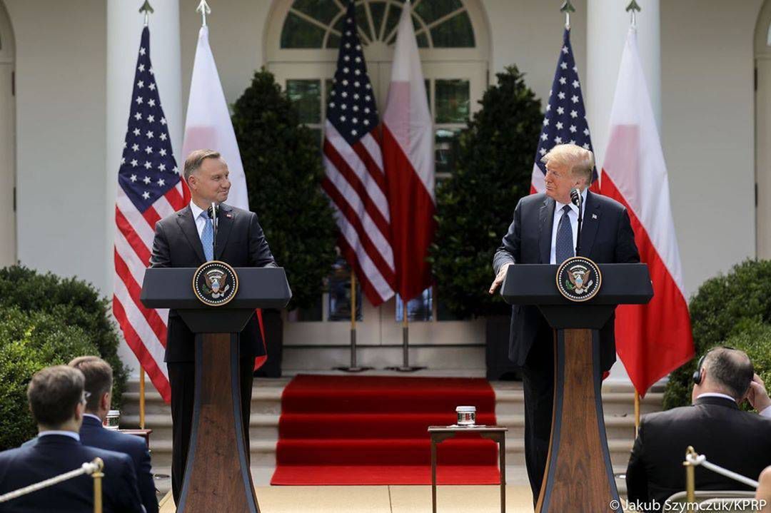 Andrzej Duda i Donald Trump wizyta w USA 2020