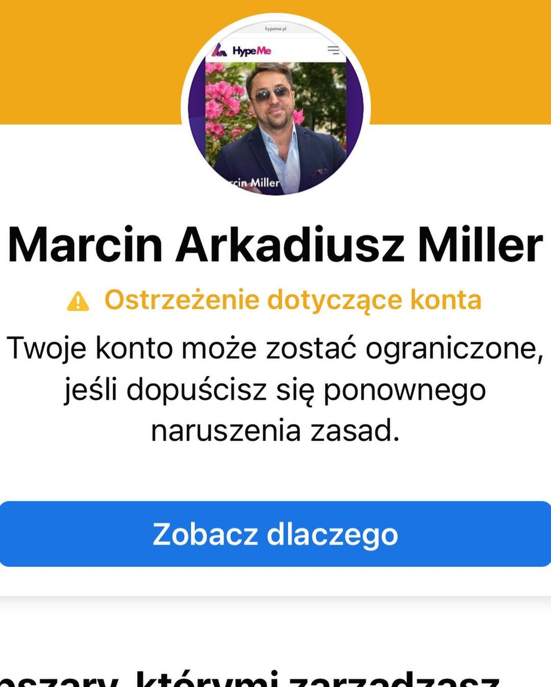 Marcin Miller z zespołu Boys niemal stracił konto na Instagramie