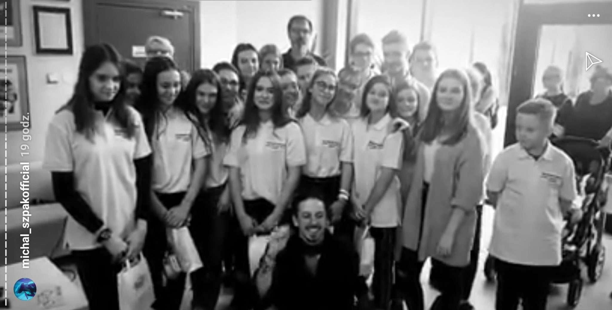 Michał Szpak odwiedza Łódzkie Hospicjum dla Dzieci Łupkowa
