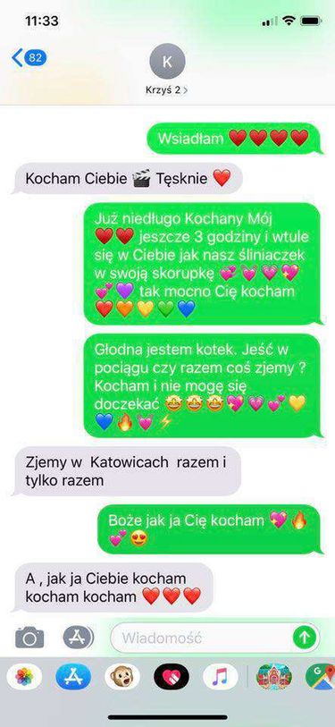 Krzysztof Rutkowski i Dominika Zasiewska wymieniali gorące SMS-y