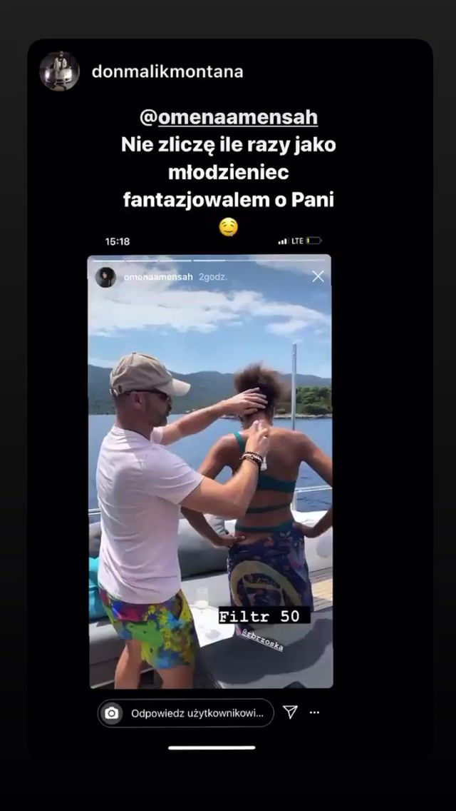 Omenaa Mensah - komentarz Malika Montany