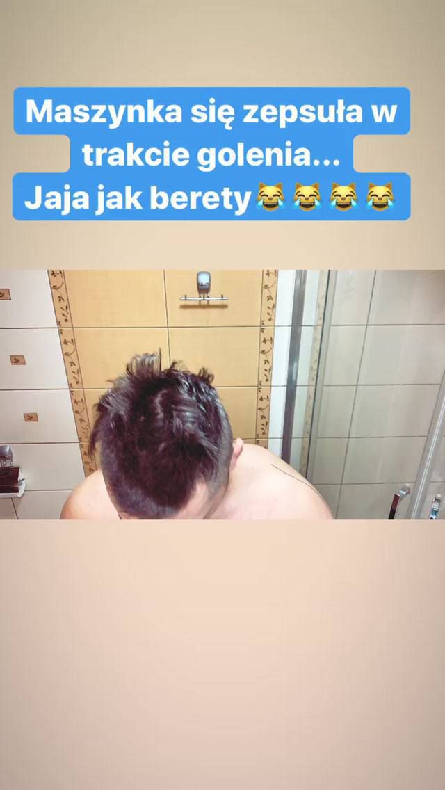 Rafał Maserak zgolił włosy