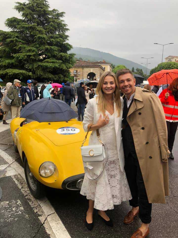 Łukasz Jemioł i Małgorzata Socha na rajdzie Mille Miglia w Bresci