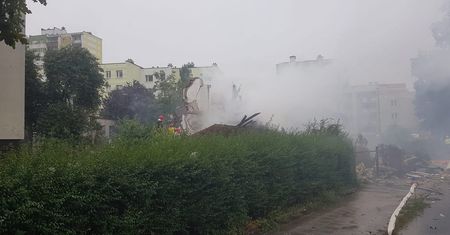 Potężna eksplozja w Toruniu. Zawalił się budynek