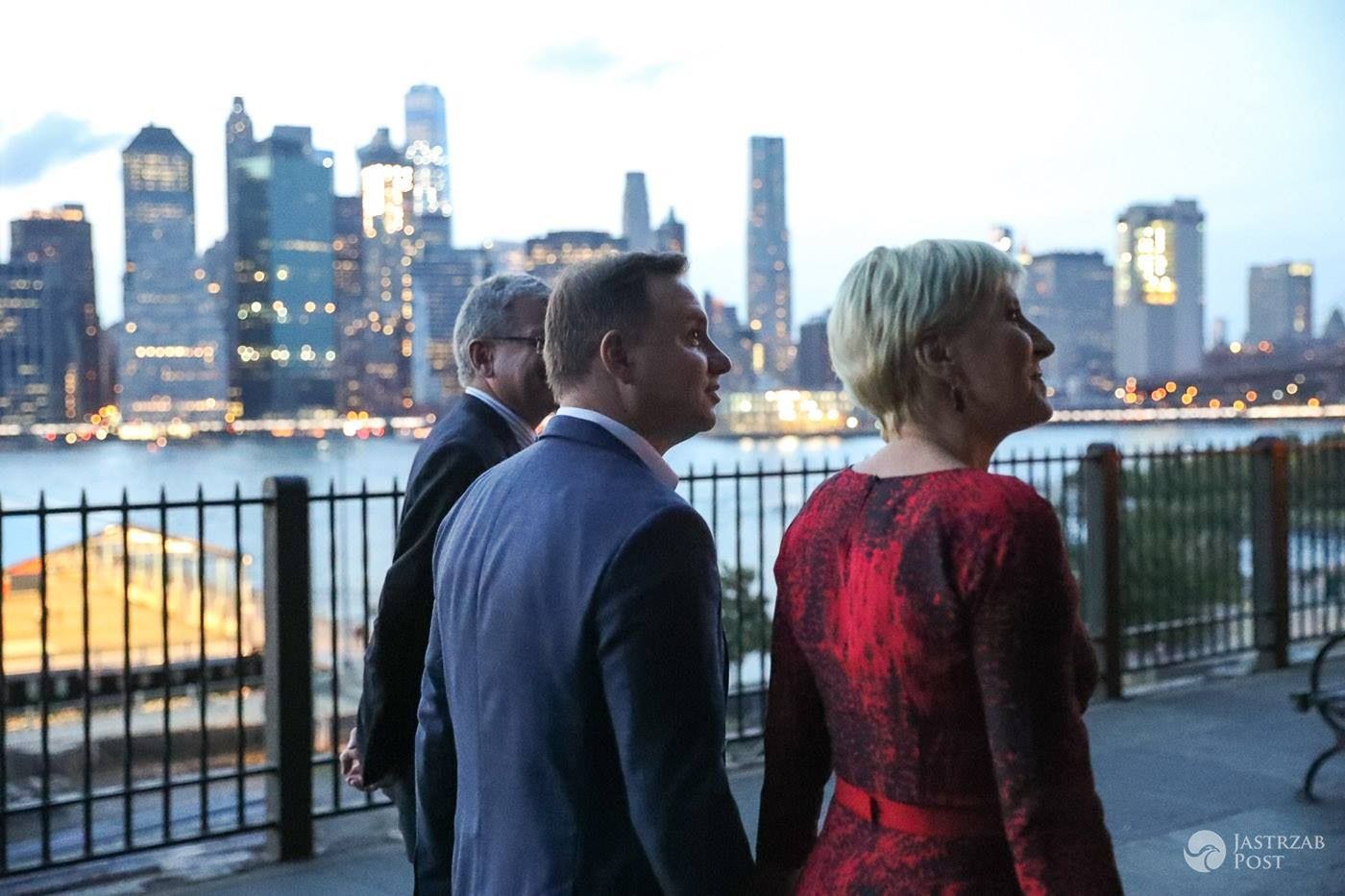Andrzej Duda i Agata Duda w Nowym Jorku - wrzesień 2016