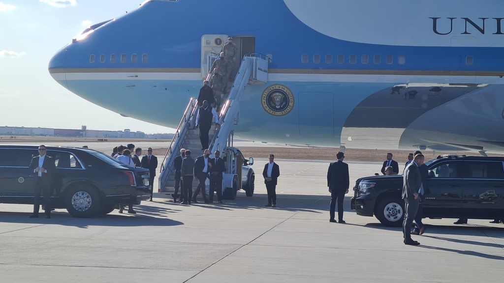 Joe Biden przyleciał do Polski. Trwa spotkanie z amerykańskimi żołnierzami stacjonującymi na Podkarpaciu