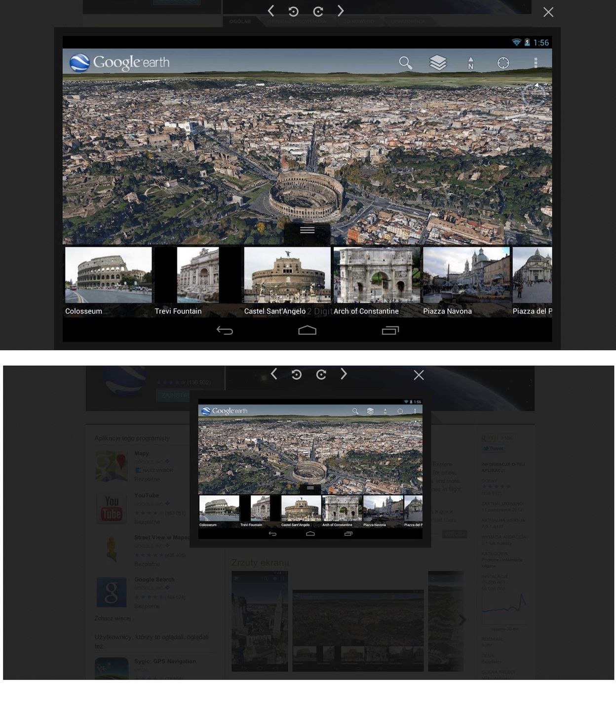 Wyświetlanie screenów z desktopowym Google Play w pełnej rozdzielczości 2