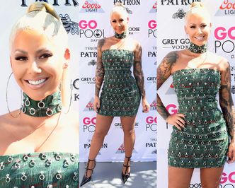 Odmieniona Amber Rose zachęca do zabawy nad basenem