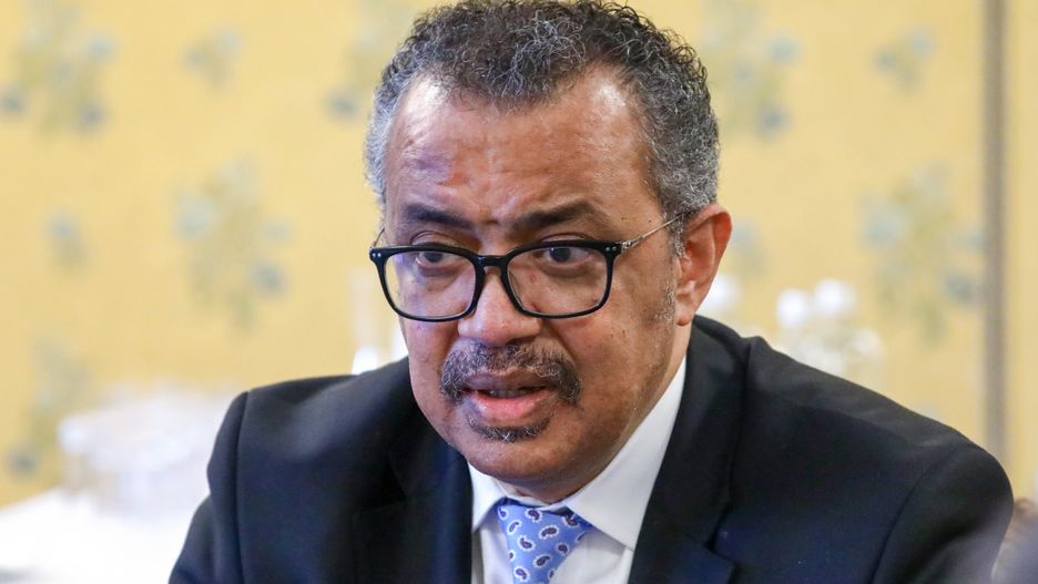 Russian Foreign Minister Lavrov meets with WHO Director General Ghebreyesus in RomeROME, ITALY - OCTOBER 30, 2021: Dr Tedros Adhanom Ghebreyesus, director-general of the World Health Organization, speaks during a meeting with Russia's Foreign Minister Sergei Lavrov on the sidelines of the 2021 G20 Rome summit. Russian Foreign Ministry/TASS,Image: 640605959, License: Rights-managed, Restrictions: , Model Release: no, Credit line: Russian Foreign Ministry / TASS / ForumRussian Foreign Ministry / TASS / ForumPolitics, category_code_pol