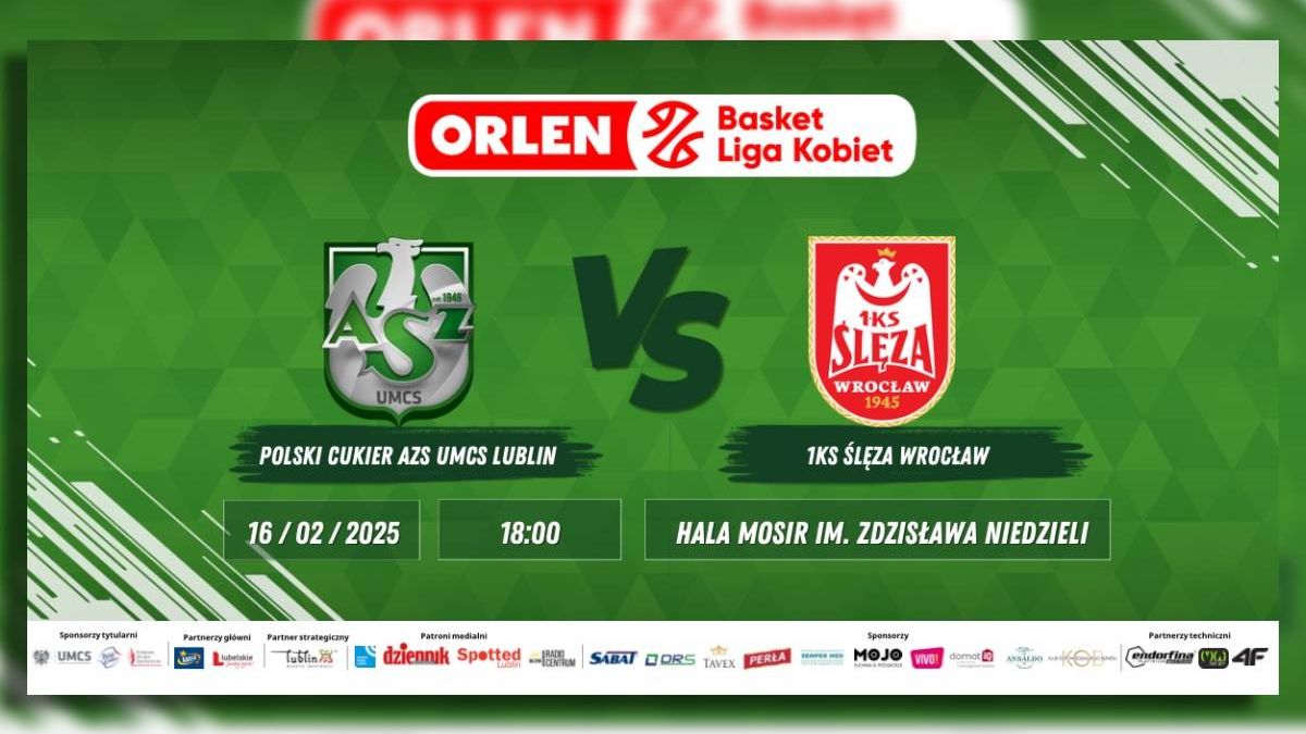 grafika Polski Cukier AZS UMCS Lublin - 1KS Ślęza Wrocław