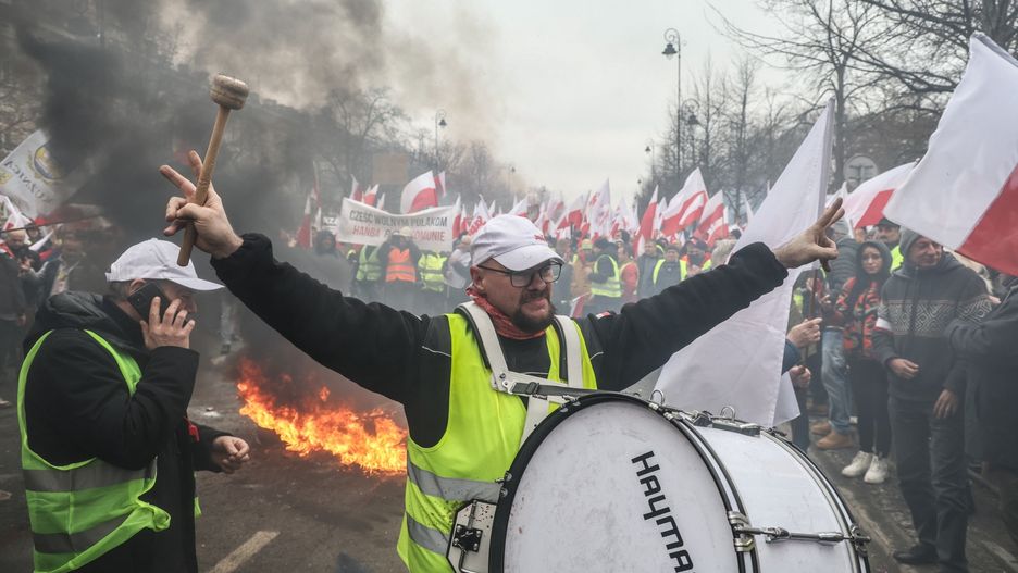 06.03.2024. Demonstracja rolników w Warszawie