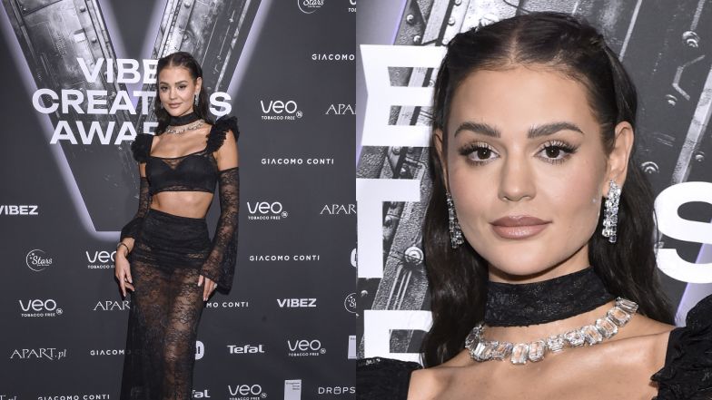 Honorata Skarbek w koronkach bryluje na gali rozdania nagród