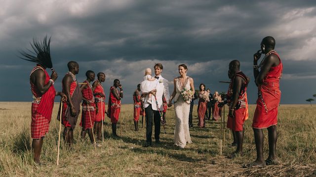 Masajscy wojownicy, słonie i zebry - ślub w stylu wildlife 1
