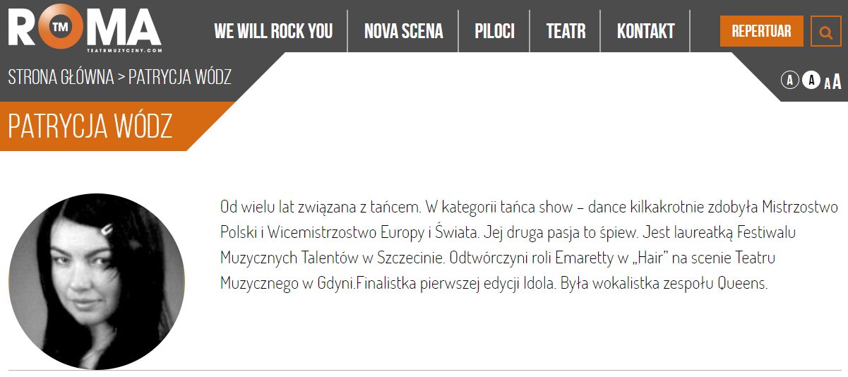 Wzmianka o Patrycji Wódz