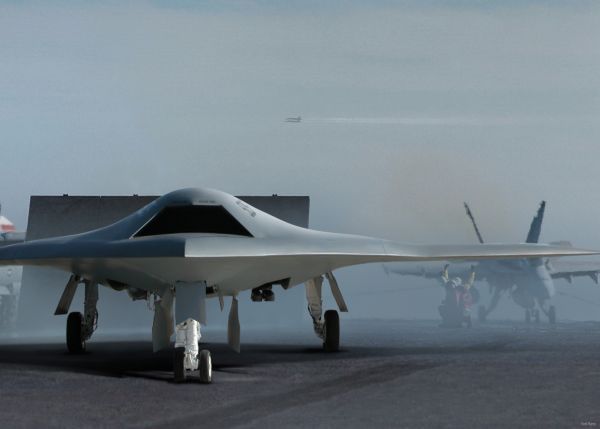 Najnowsze wideo z testów awangardowego X-47B 2
