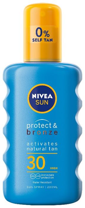 NIVEA SUN Protect&Bronze Balsam w spray ‘u aktywujący naturalną opaleniznę SPF 30