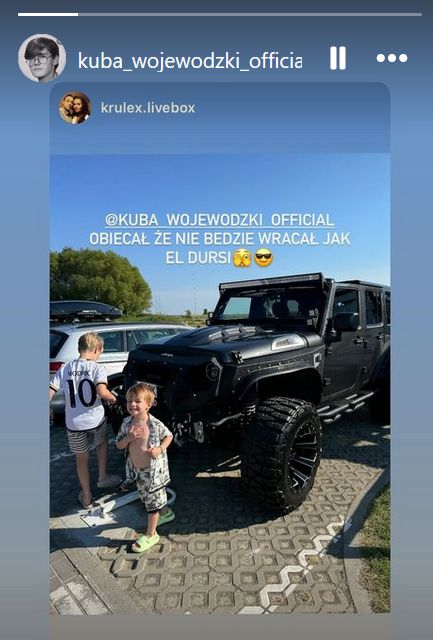 Kuba Wojewódzki uderzył w El Dursi (Instagram)