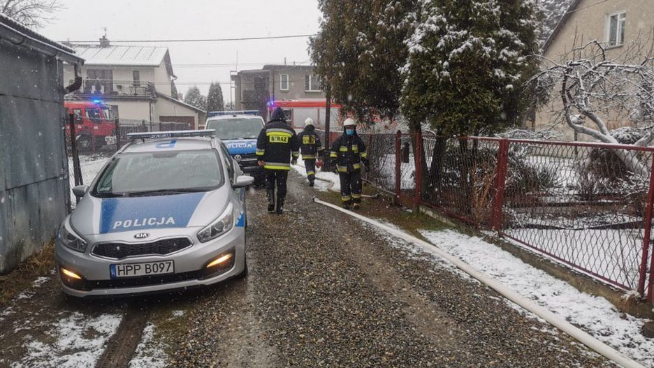 Czechowice-Dziedzice. Policjanci ustalają przyczyny tragicznego pożaru w Ligocie.
