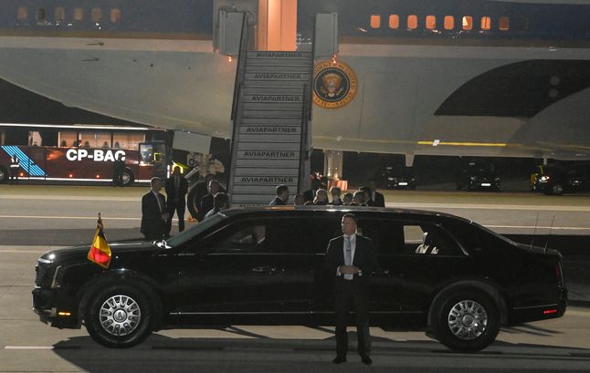 Na lotnisku w Brukseli czekała już Cadillac One