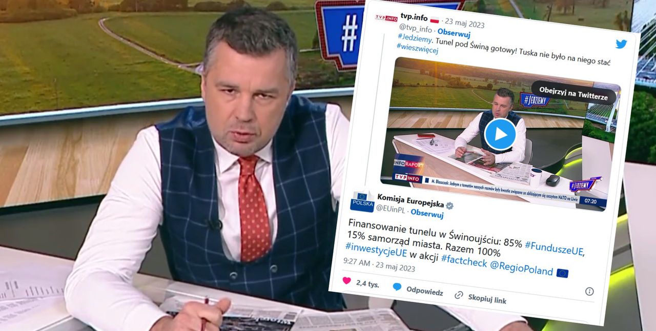 Michał Rachoń i TVP Info przyłapani na manipulacji 